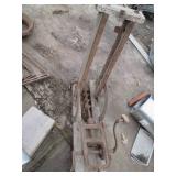 Antique Timber framing beam boring ...