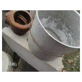 Tin and other metals cookware...