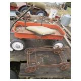 Vintage "Our Own" metal Radio Flyer...