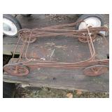 Vintage "Our Own" metal Radio Flyer...