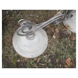 Frosted glass and Brushed Nickel to...