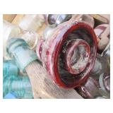 Wood drawer with a variety of vinta...