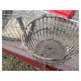 Metal Wire baskets, milk crate and ...