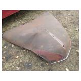 Antique Dodge automobile hood...