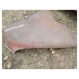 Antique Dodge automobile hood...