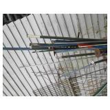 55-gallon Drum of sign post, yard m...