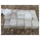 32ct Slightly tinted glass blocks...