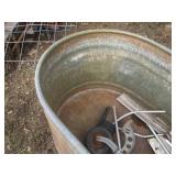 Larger Vintage Galvanized Stock tan...
