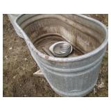 Smaller Vintage Galvanized Stock ta...