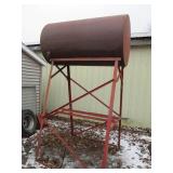 Fuel tank on stand, was used for ga...