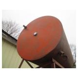 Fuel tank on stand, was used for ga...