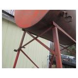 Fuel tank on stand, was used for ga...