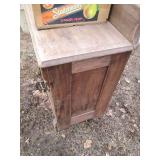 Antique dresser, door knobs and mor...