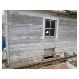 Garden shed on skids, 12 x 10