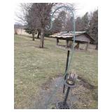 Bird feeders and a Shepherds hook...