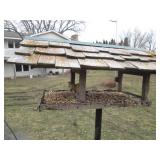 Bird feeders and a Shepherds hook...