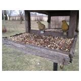 Bird feeders and a Shepherds hook...