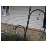 Total of 5 shepherds hooks and a wi...