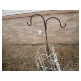 Total of 5 shepherds hooks and a wi...