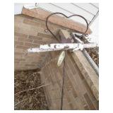 Total of 5 shepherds hooks and a wi...