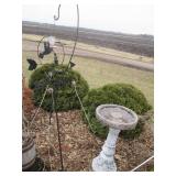 Weather vane shepherd hook and bird...