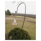 Weather vane shepherd hook and bird...