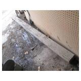 6 Sheets of pegboard and a 4 x 8 pl...