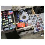 Aluminum foil tape, part organizers...