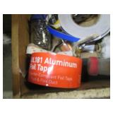 Aluminum foil tape, part organizers...