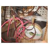 Large bolt cutter, hand saws, caulk...