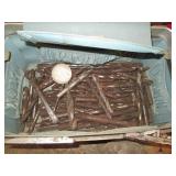 Vintage train case with larger size...