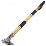 Flat Box Handle, Adjustable Anodized Aluminum Extension Tool, 5-Section Non-Slip Grip, 64 in. Garden Trowel