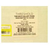 11 x 14" Matted to 11"x 14" Thin Gallery Frame Black - Threshold