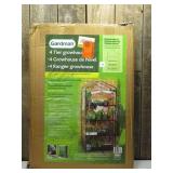 Gardman R687 4-Tier Mini Greenhouse, 27" Long x 18" Wide x 63" High,Black