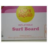 Sun Squad Inflatable 5Ft Surfboard shape float