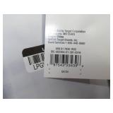 Glass Round Printed Folding Outdoor Portable Side Table Blue - Room Essentials