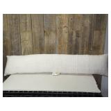 Bed Lumbar Texture Tonal Plaid Decorative Throw Pillow Off White - Threshold