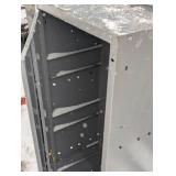 45-In by 18-in by 12-in steel storage cabinet with handle and lock no key