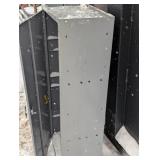 45-In by 18-in by 12-in steel storage cabinet with handle and lock no key