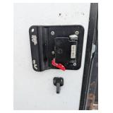 72 in x 29-in winterized door for trailer or camper with screen door and lock no key