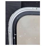 72 in x 29-in winterized door for trailer or camper with screen door and lock no key