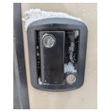 72 in x 29-in winterized door for trailer or camper with screen door and lock no key