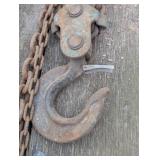 Pittsburg 5 Ton Manuel Hoist with Massive Hook and Chain