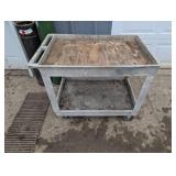 Gray Poly Rolling Cart