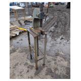 Famco # 2 Arbor press, Two ton blacksmith knife maker machinist tool - With Stand