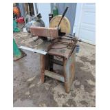Large Industrial Chop Saw on Table