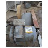 Large Industrial Chop Saw on Table