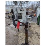 Industrial Rockwell Drill Press Floor Mount - Fire Damage