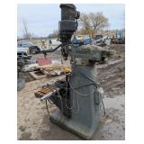 BRIDGEPORT 84284 Vertical Milling Machine 1.5HP - Fire Damage