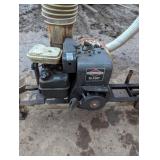 EZ Vac/Rack - Yard vacuum Trailer -  Powered by 5 HP Briggs - Runs